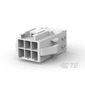 Te Connectivity POWER DBL LOCK CAP HSG P/M 6P 177909-1